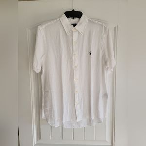 POLO RALPH LAUREN Linen Button Down Shirt